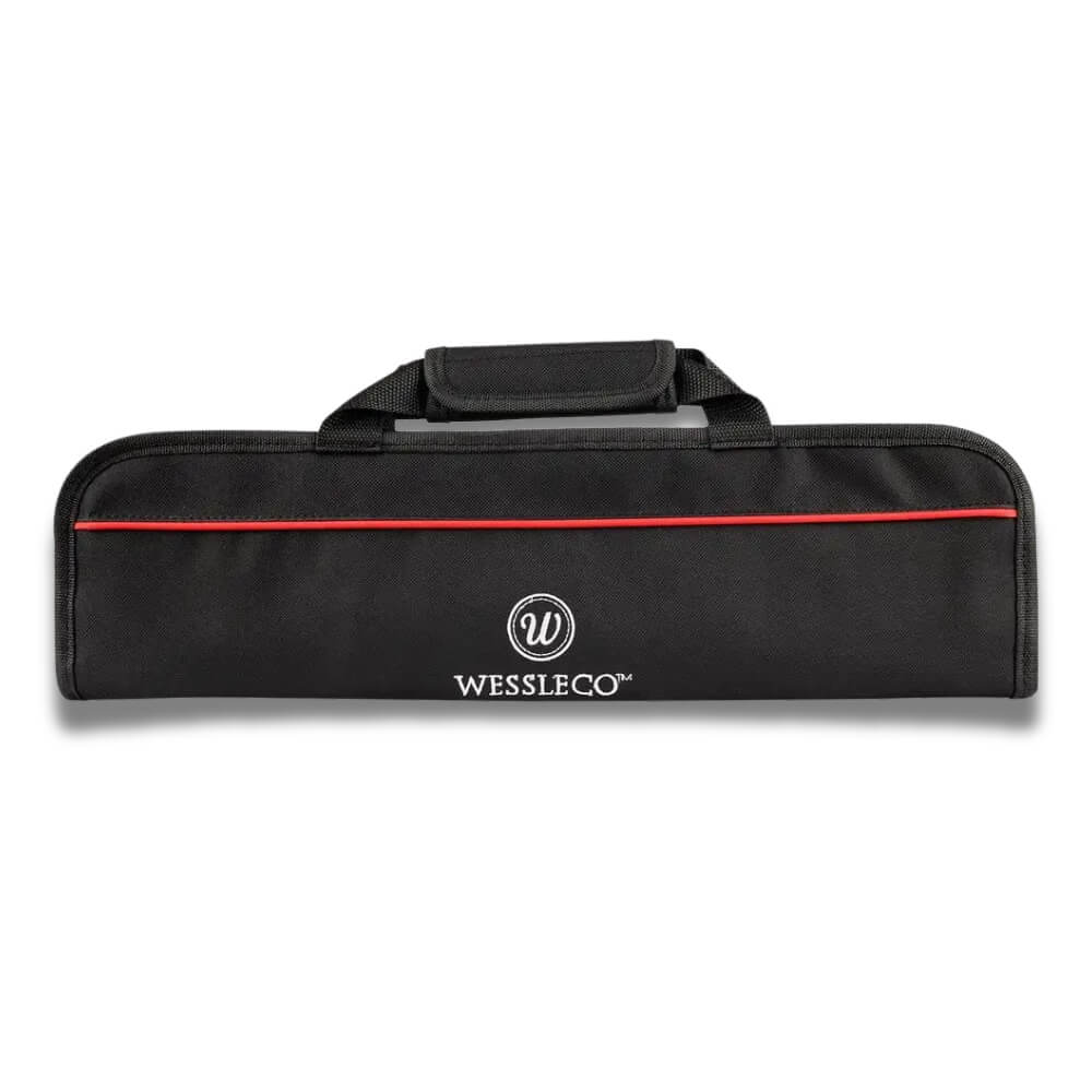 Knife Bag - Wessleco Nylon Knife Roll - 5 Pockets