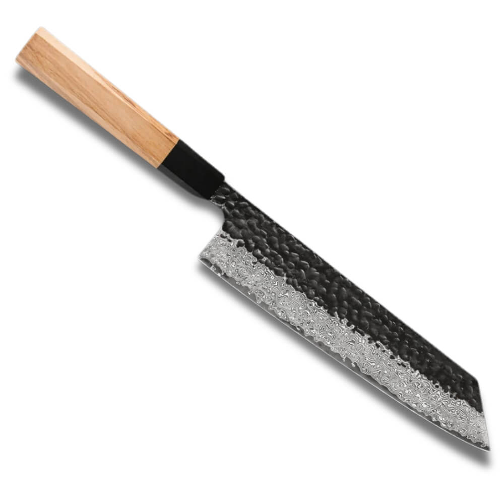 Chef Knife Kiritsuke 8.2" -  VG10 Damascus Steel - Olive Wood Handle