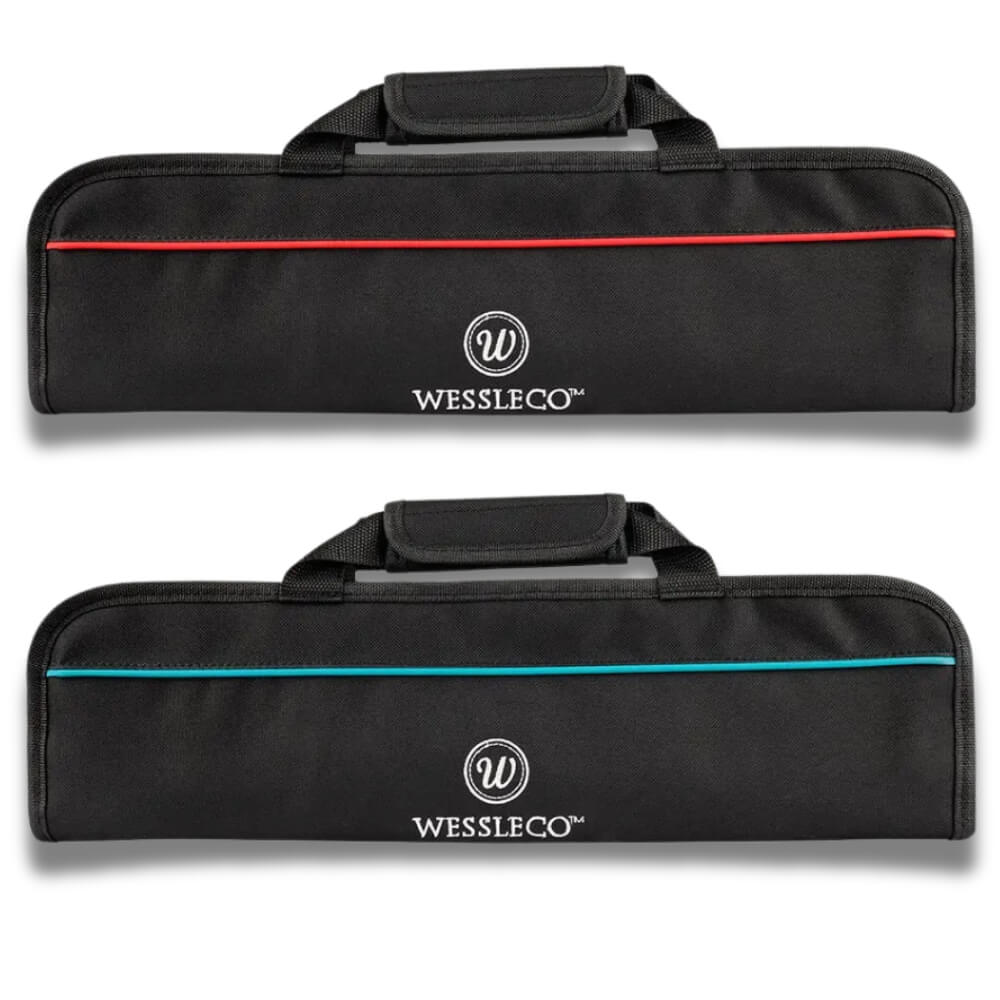 Knife Bag - Wessleco Nylon Knife Roll - 5 Pockets