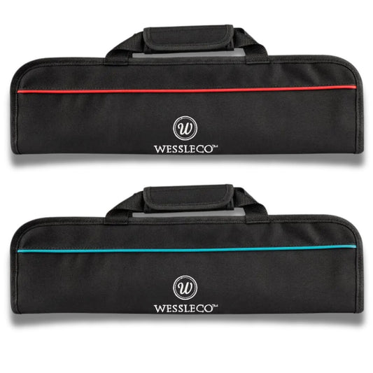 Knife Bag - Wessleco Nylon Knife Roll - 5 Pockets