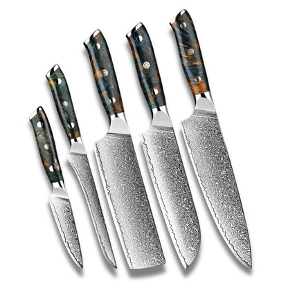 Kuhori Damascus Steel Knife Set
