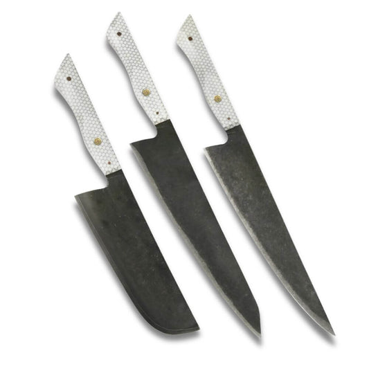 Rokkaku Knife Set - VG10 3 Layers Steel