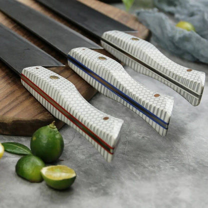 Rokkaku Knife Set - VG10 3 Layers Steel
