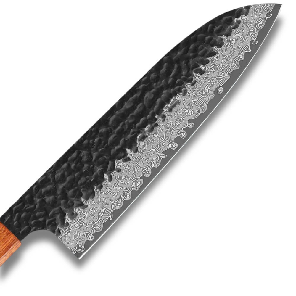 Santoku Knife 170mm – 316L Damascus Steel
