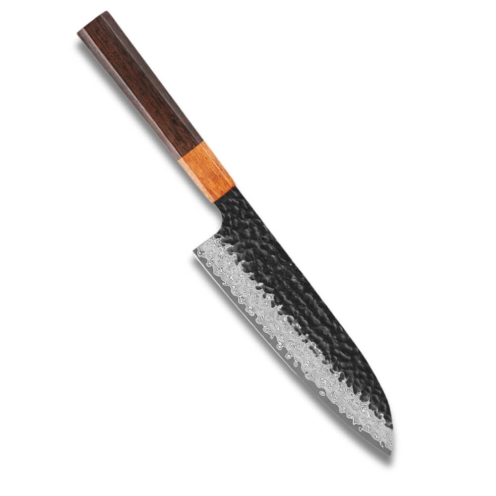 Santoku Knife 170mm – 316L Damascus Steel