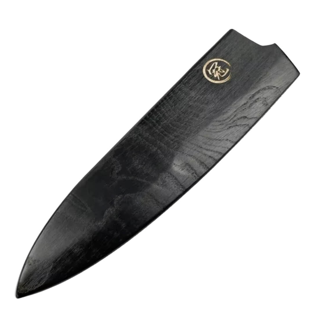 Chef Knife Wooden Guard - Saya with Magnetic Lock